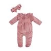 Girl's Mud Pie Pink Sleeper And Headband Set -HORSE TACK Store 154595 default l
