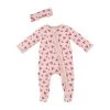 Girl's Mud Pie Valentine's Pink Sleeper -HORSE TACK Store 154796 default l