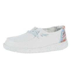 Heydude Kids Hey Dude Wendy White Aztec Casual
