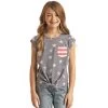 Rock & Roll Denim N Girls Stars And Stripes Pocket Tee -HORSE TACK Store 156109 default l