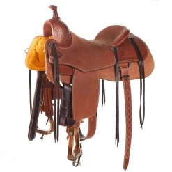 Martin Saddlery NRS 1/4 Breed Basket Stamp Performance Saddle