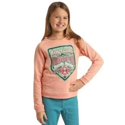 Rock & Roll Cowgirl American Rodeo Graphic Pullover