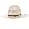 American Hats AHC 1011 Two Tone Vented Tan And Ivory 4 1/4in. Brim Round Oval Open Crown Cowboy Hat -HORSE TACK Store 156301 default l