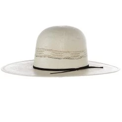 Rodeo King Bangora HD Ivory Burlap Open Crown 4 1/2in. Brim Straw Cowboy Hat