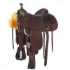 Martin Saddlery Floral Overlay Black Bison Seat Team Roper -HORSE TACK Store 156351 default l