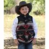 Cinch Boy's Polyester Brushed Twill Quilted Vest -HORSE TACK Store 156427 default l