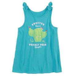 Wrangler Girls Western Tank Teal