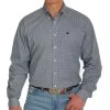 Cinch Men's Microstripe Print Button-Down Western Shirt 1 Cinch Men's Microstripe Print Button-Down Western Shirt -HORSE TACK Store 156825 default l