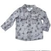 Shea Baby Boy's Long Sleeve Brand Print Pearl Snap