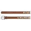 Women's Catchfly Hair-On Hide Inlay Belt With Conchos -HORSE TACK Store 157633 default l