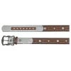 Girl's Catchfly Brown Embossed Belt With Silver Underlay -HORSE TACK Store 157659 default l