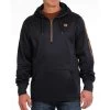 Cinch Men's Black 1/4 Zip Sweatshirt -HORSE TACK Store 157818 default l