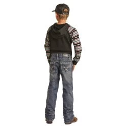 Rock & Roll Denim Rope Stitch V Jeans