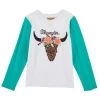 Wrangler Girl's Long Sleeve Graphic Tee 1 Wrangler Girl's Long Sleeve Graphic Tee -HORSE TACK Store 158438 default l