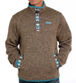 Men's Cinch Fleece Pullover Quarter Snap