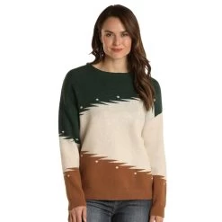 Panhandle Women's Color Blocked Sweater