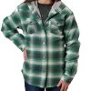 Roper Girl's Flannel Pearl Snap Hooded Jacket 2 Roper Girl's Flannel Pearl Snap Hooded Jacket -HORSE TACK Store 158686 default l