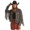 Rock & Roll Denim Women's Cropped Denim Blazer -HORSE TACK Store 158794 default l