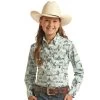 Rock & Roll Denim Mint Dale Snap Shirt -HORSE TACK Store 159532 default l