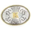 M&F K Initial Belt Buckle -HORSE TACK Store 15967 default l