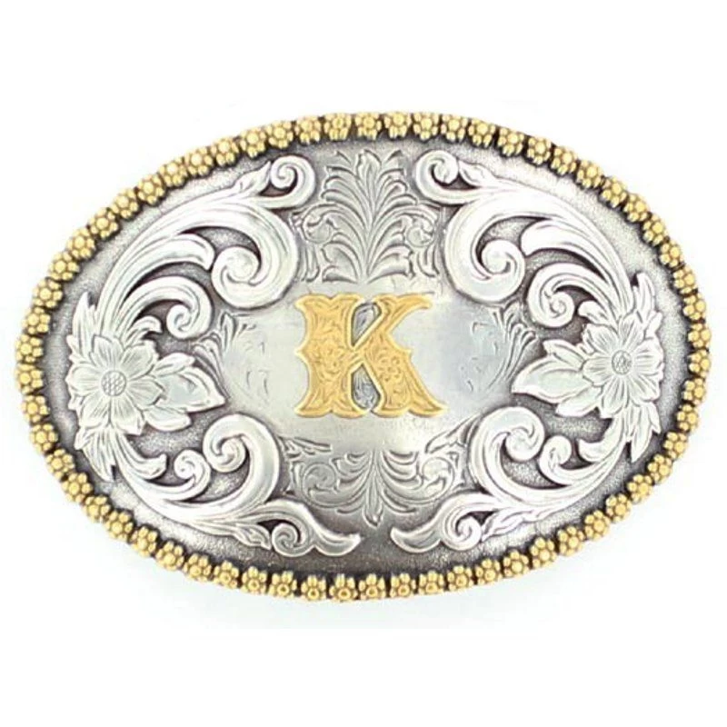 M&F K Initial Belt Buckle 3 M&F K Initial Belt Buckle