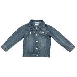 Shea Baby Girls Denim Fringe Jacket