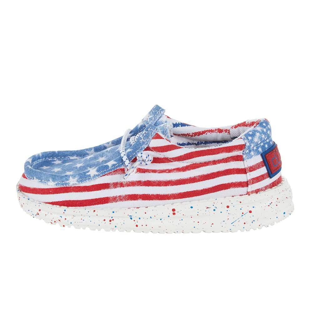 Heydude Toddler Hey Dude Wally Stars N Stripes Casual 5 Heydude Toddler Hey Dude Wally Stars N Stripes Casual - Image 3