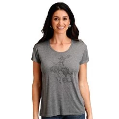 Stetson Women's Bucking Horse Graphic Tee
