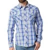 Wrangler Men's Fashion Western Snap Plaid Shirt -HORSE TACK Store 160896 default l