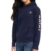 Ariat Girl's REAL Arm Logo Hoodie -HORSE TACK Store 160963 default l