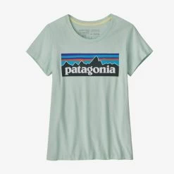 Girls Patagonia Regenerative Organic Cotton P-6 Logo Tee