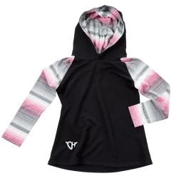 Cowgirl Hardware Girls Hardware Serape Sleeve Hoody