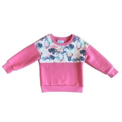 Shea Baby Girl's Wild Buffalo Pink Pullover