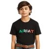 Ariat Kids Viva Mexi Short Sleeve Black T-Shirt -HORSE TACK Store 161572 default l