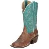 Tony Lama Women's Rowena Caramel Wide Square Toe With 11in. Shaft 2 Tony Lama Women's Rowena Caramel Wide Square Toe With 11in. Shaft -HORSE TACK Store 161575 default l