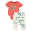 Mud Pie Infant Lake Bum Baby Bodysuit Set -HORSE TACK Store 161856 default l