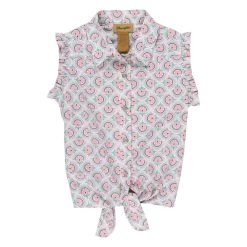 Wrangler Girl's White Woven Shirt