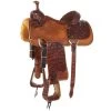 Tomahawk 3/4 Breed Floral Team Roper With Quilted Seat -HORSE TACK Store 161988 default l