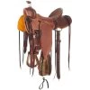 NRS 1/2 Breed Geometric Heavy Oil Seat Rig Ranch Roper -HORSE TACK Store 162000 default l