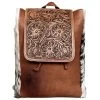 American Darling Tooled Cowhide Backpack -HORSE TACK Store 162029 default l