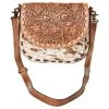 American Darling Tooled Leather And Cowhide Purse -HORSE TACK Store 162043 default l