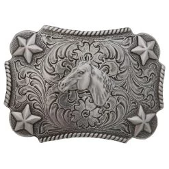 M&F Kid's Bucking Horse Star Buckle