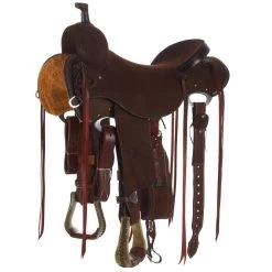 Nrs Competitors Chocolate Roughout Strip Down Ranch Cutter Saddle