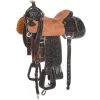 Tomahawk 7/8 Breed Floral Chocolate Team Roper -HORSE TACK Store 162431 default l