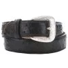 Men's Tony Lama Black Ostrich Dress Belt -HORSE TACK Store 16304 default l