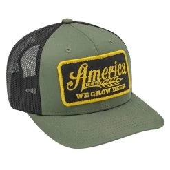 Rural Cloth America We Grow Olive Cap