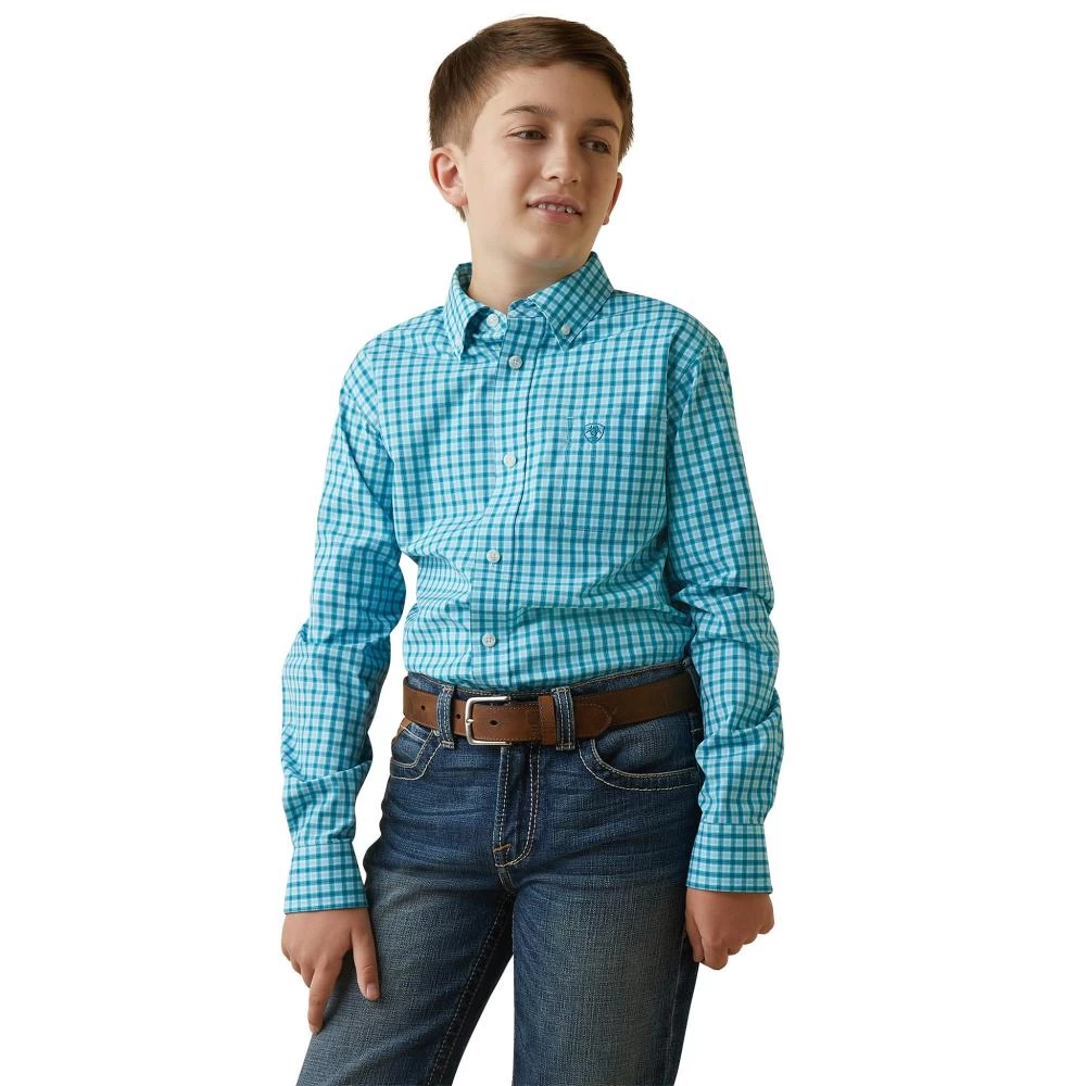 Ariat Boy's Pro Series Kalvin Classic Fit Shirt 3 Ariat Boy's Pro Series Kalvin Classic Fit Shirt