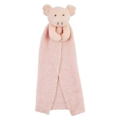 Mud Pie Chenille Pig Lovey Blanket