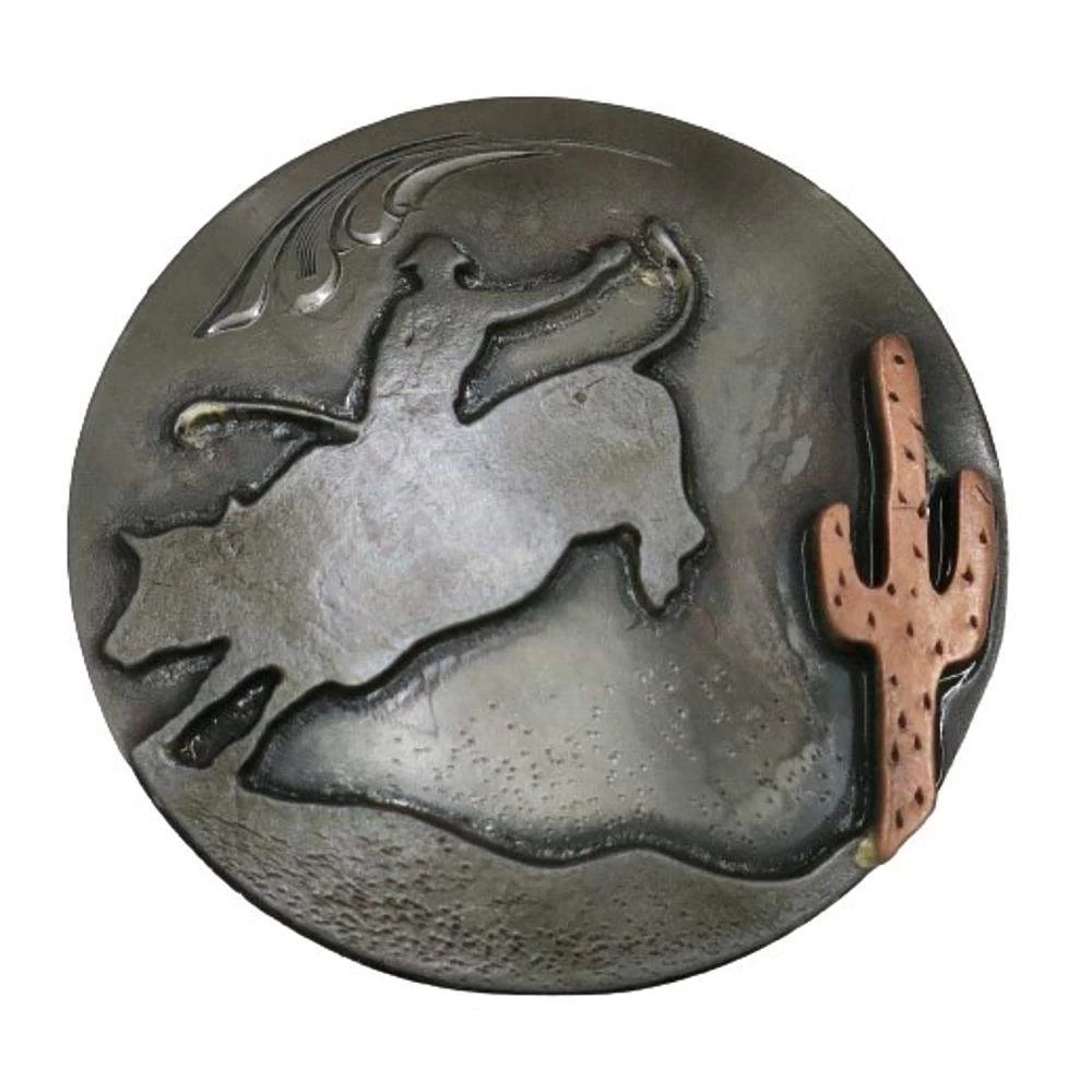 NRS Desert Cactus Bull Rider 1 1/2 Inch Concho 3 NRS Desert Cactus Bull Rider 1 1/2 Inch Concho