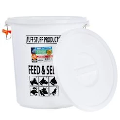 Tuff Stuff Products S Feed And Seed Storage With Locking Lid 17 Gallon
